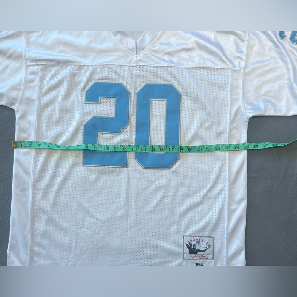Berry Sanders Detroit Lions Vintage 1994 Mitchell & Ness Football Jersey - Picture 6 of 12